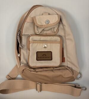 Doughnut Hammock Crossbody Sling Bag Backpack Upcycled Travel